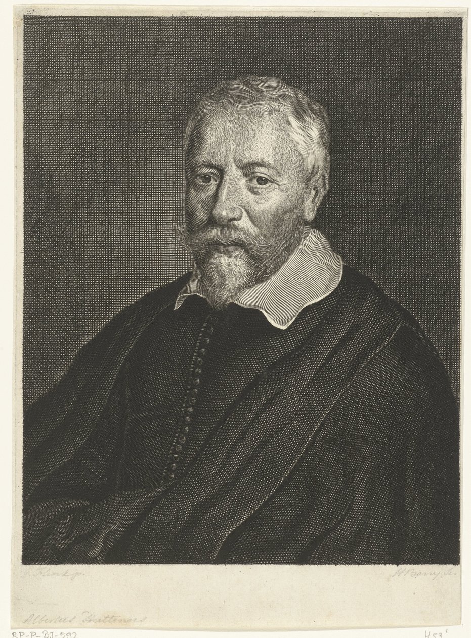 Portret Albertusa Huttenusa autorstwa Hendrik Bary