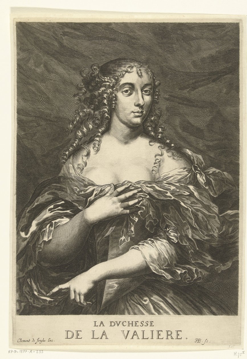 Portret Louise Françoise de La Baume Le Blanc de la Vallière autorstwa Hendrik Bary