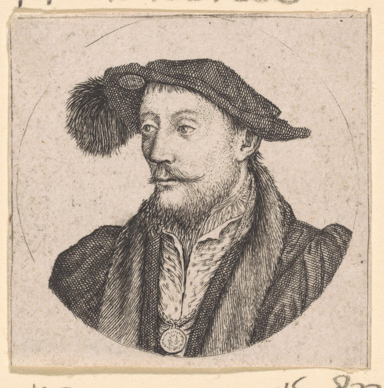 Portret René de Châlon, księcia Oranii autorstwa Hendrik Bary