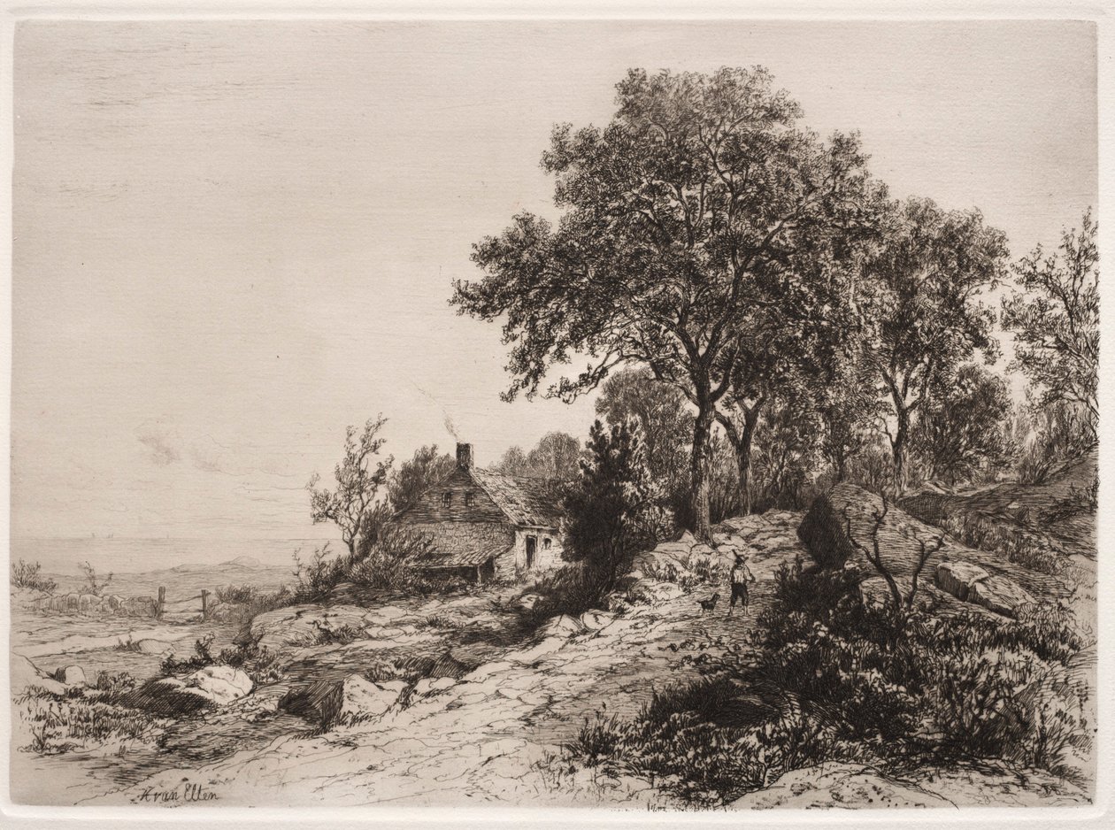 Domek nad morzem autorstwa Hendrik Dirk Kruseman van Elten