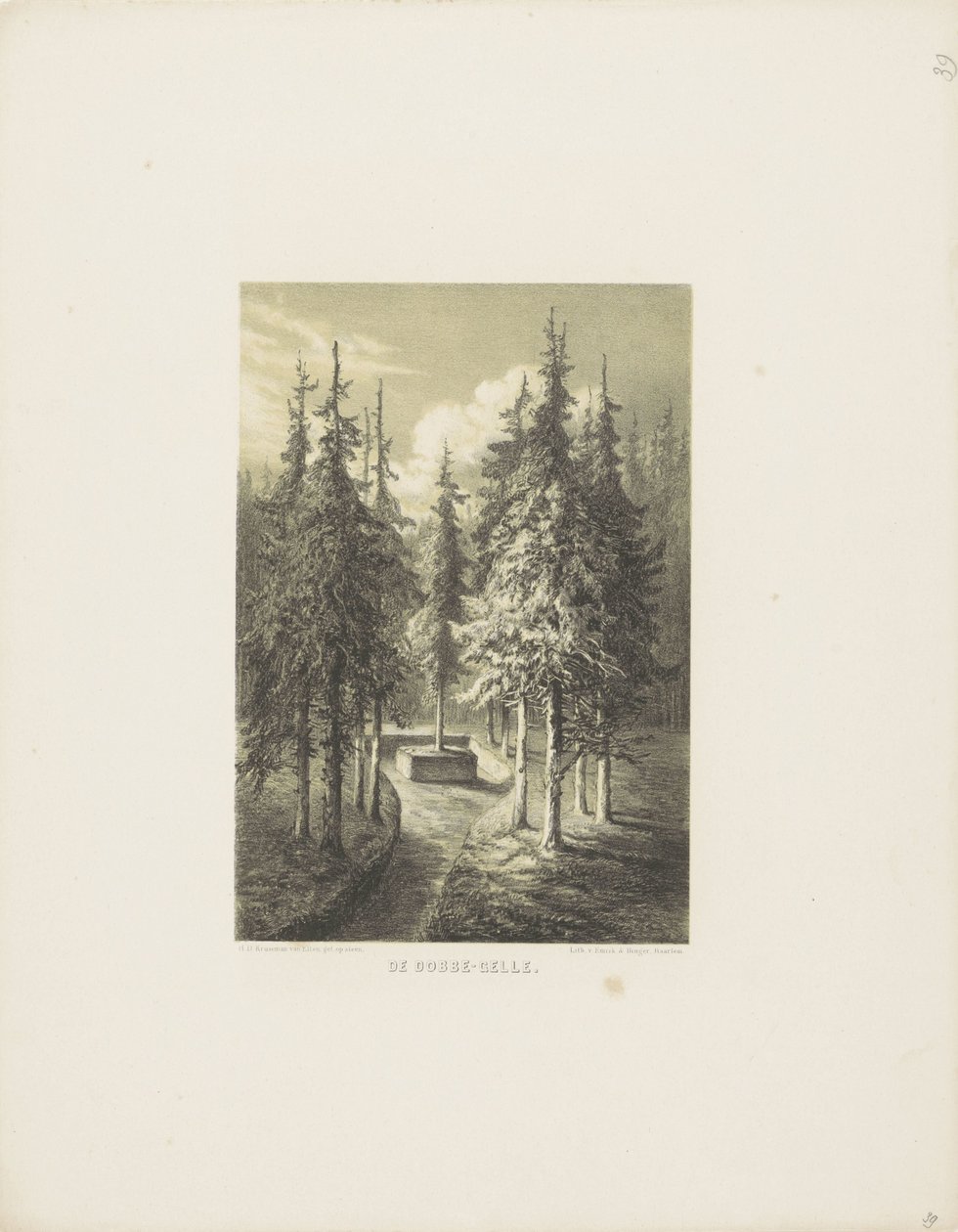 Dobbe-Gelle De Dobbe-Gelle (tytuł na obiekcie) autorstwa Hendrik Dirk Kruseman van Elten
