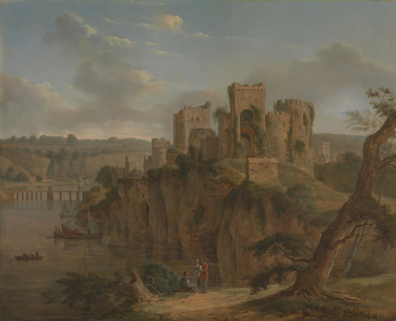 Zamek Chepstow autorstwa Hendrik Frans de Cort
