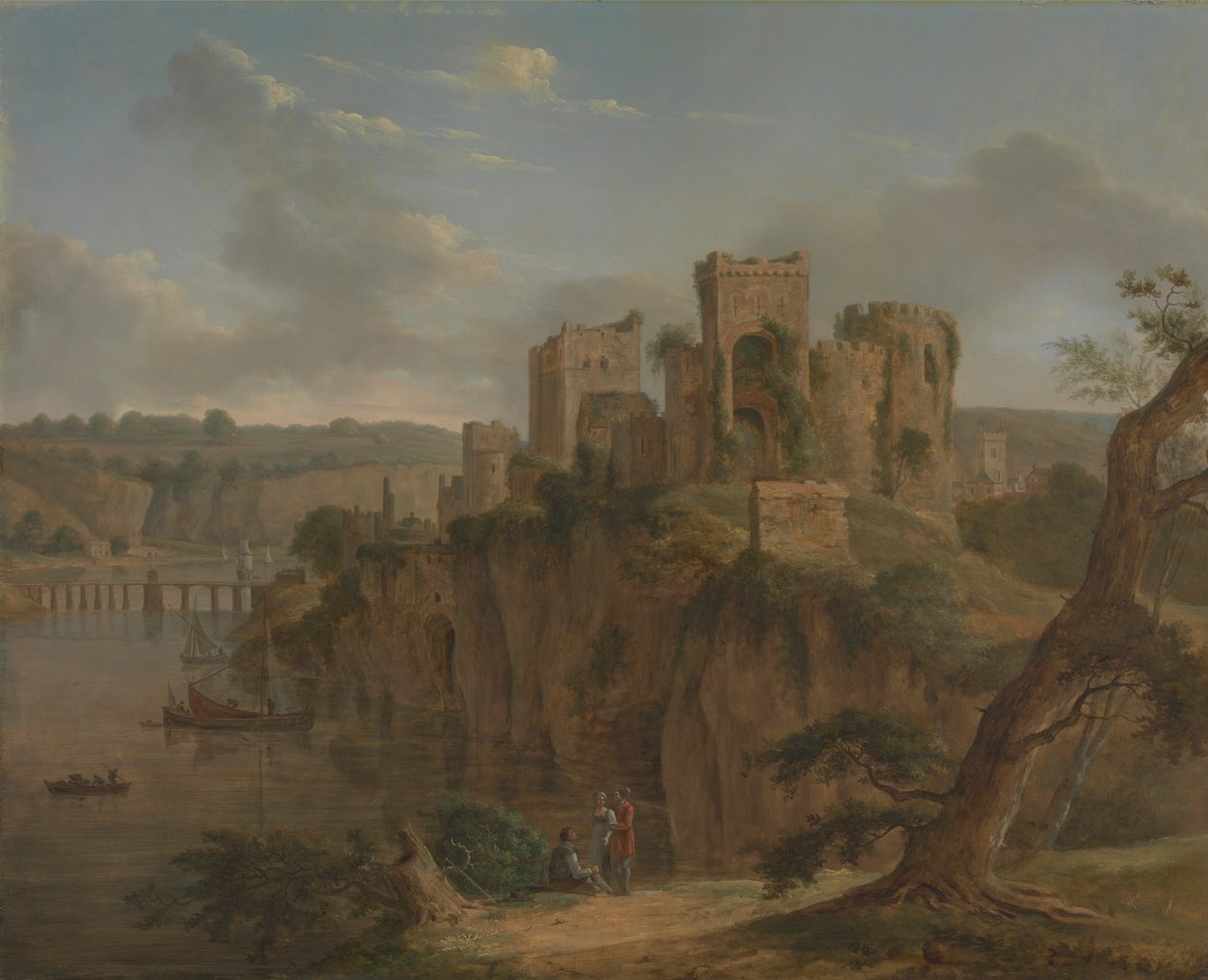 Zamek Chepstow autorstwa Hendrik Frans de Cort