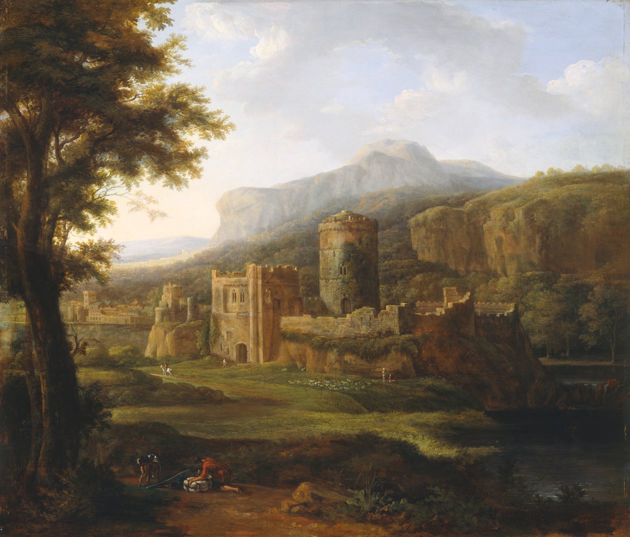 „Zamek Pembroke”, 1762-1812 autorstwa Hendrik Frans de Cort