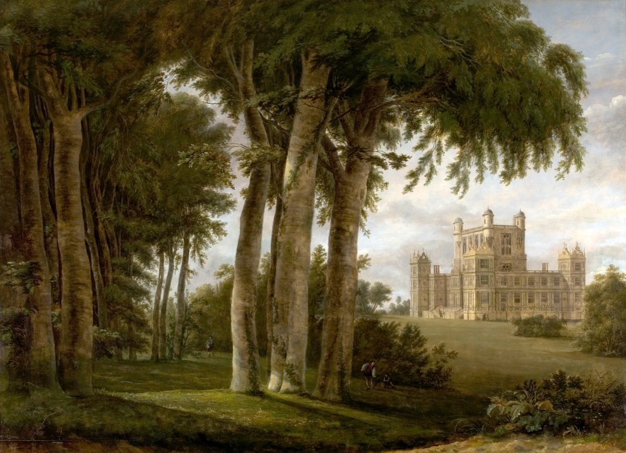 Wollaton Hall, Nottingham, 1795 autorstwa Hendrik Frans de Cort