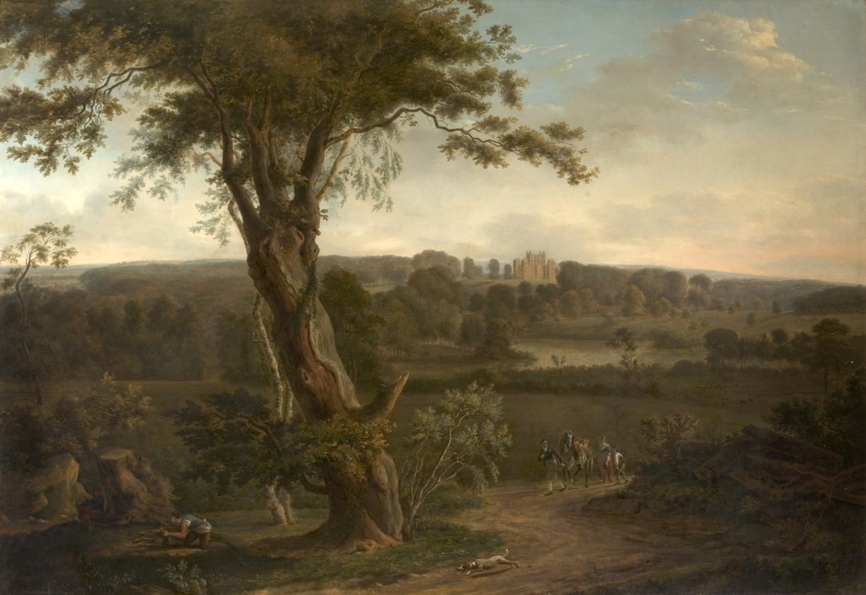 Wollaton Hall Park, Nottingham, 1795 autorstwa Hendrik Frans de Cort