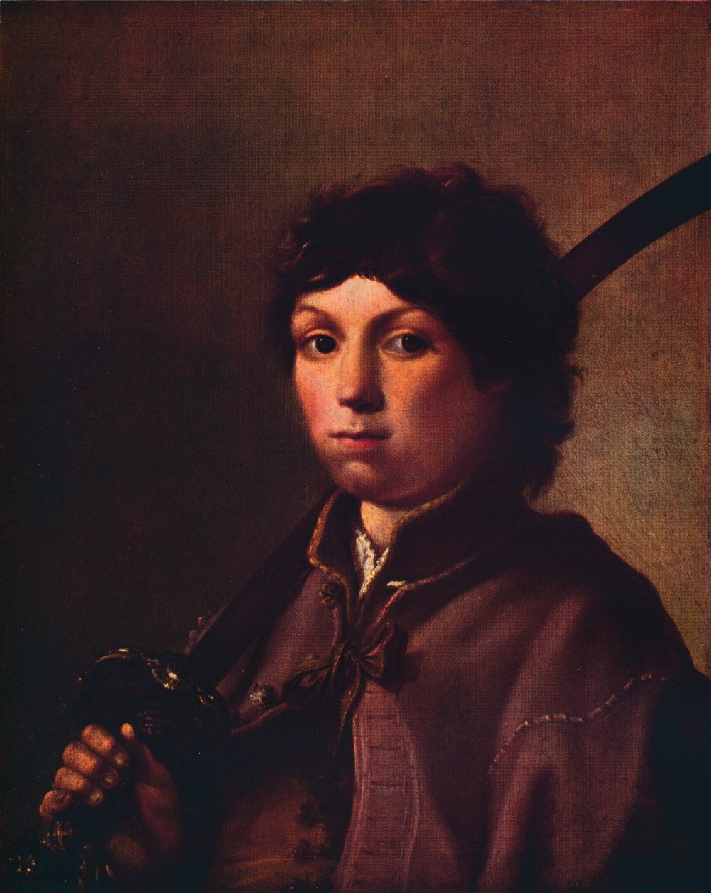 „Chłopiec z szablą”, XVII w. autorstwa Hendrik Gerritsz Pot