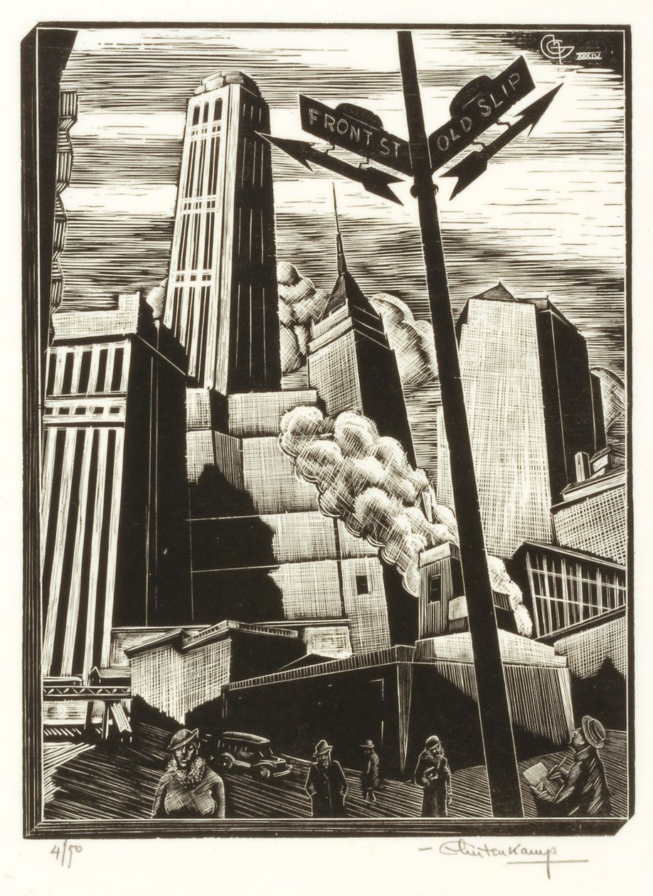 Scena miejska autorstwa Hendrik Glintenkamp