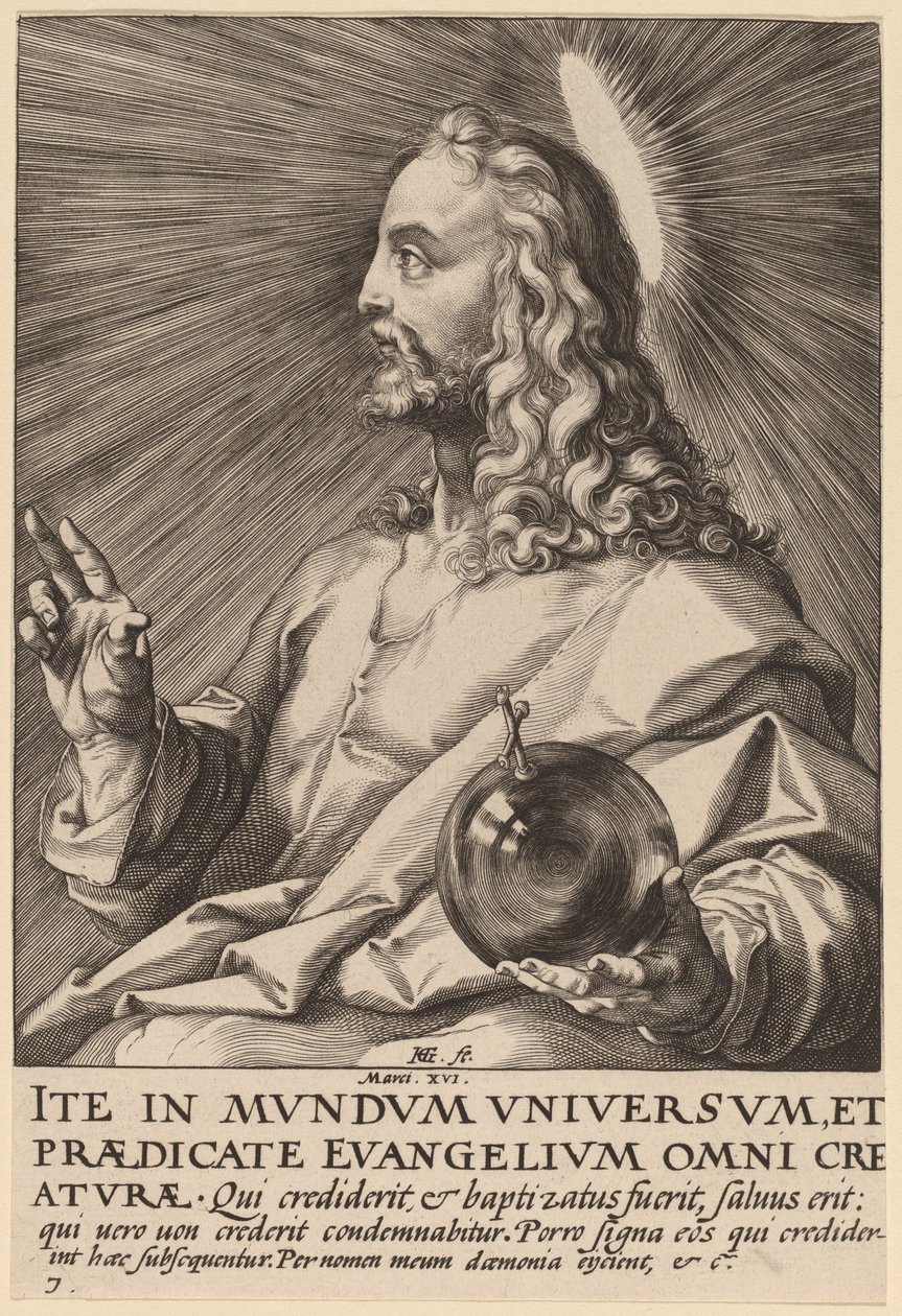Przed Chrystusem Nas Salvatore autorstwa Hendrik Goltzius