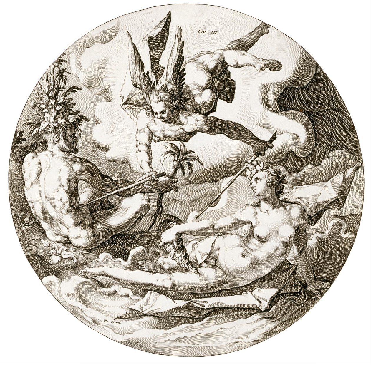 Dzień III autorstwa Hendrik Goltzius
