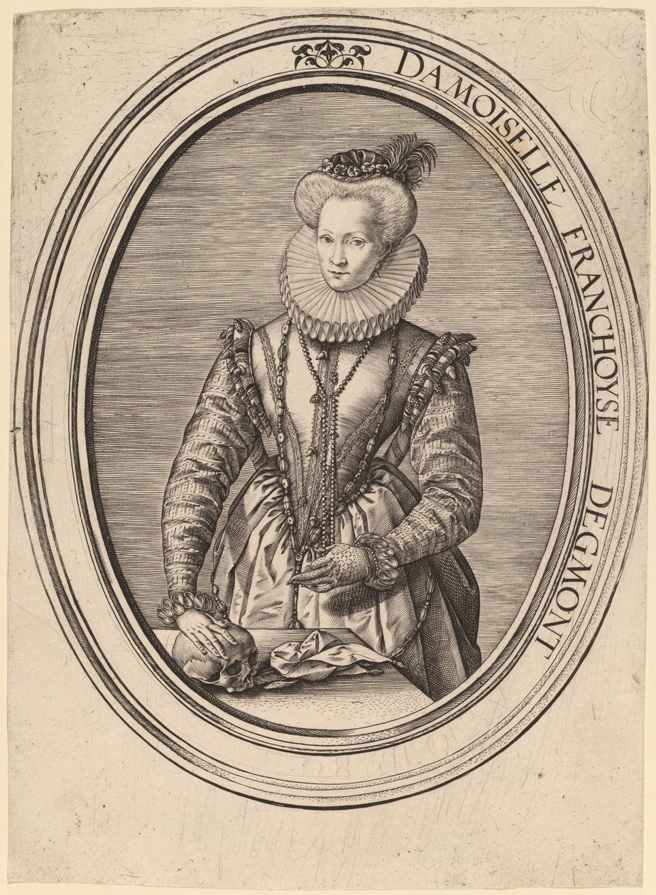 Françoise van Egmond autorstwa Hendrik Goltzius