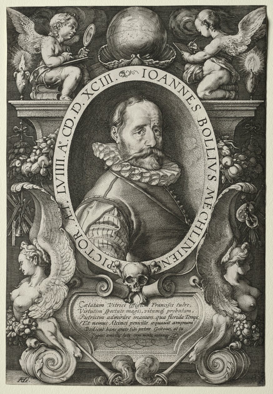 Hans Bol, 1593. autorstwa Hendrik Goltzius
