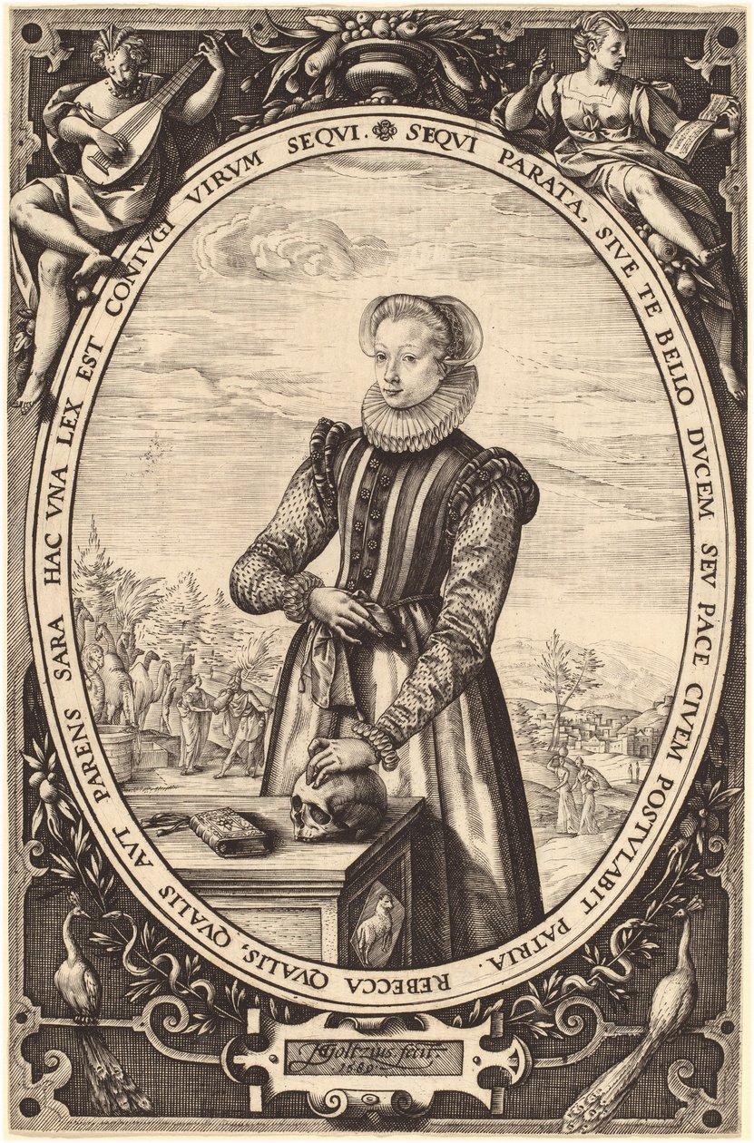 Josina Hamels autorstwa Hendrik Goltzius
