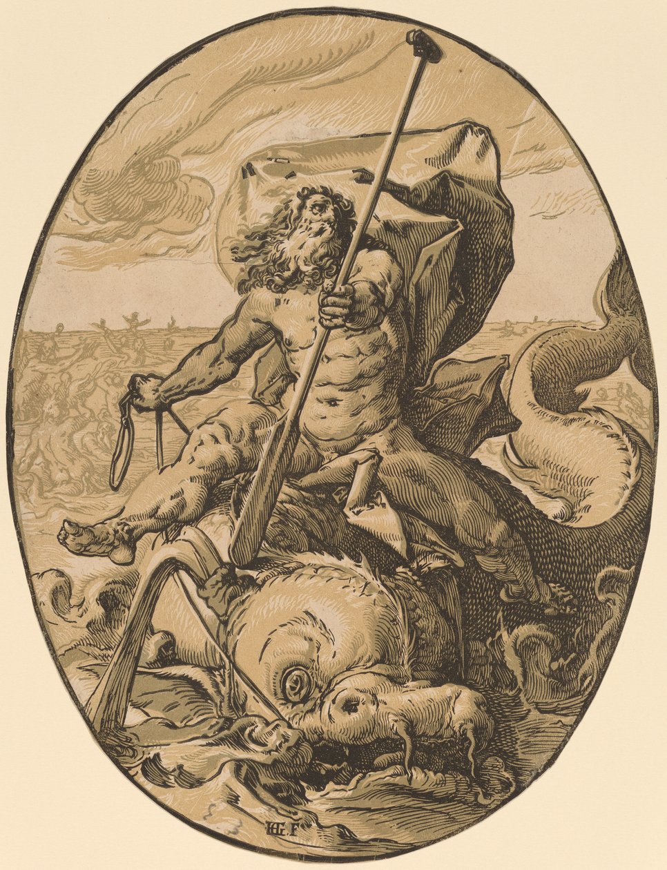 Ocean autorstwa Hendrik Goltzius
