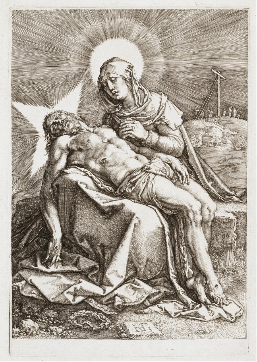 Pieta autorstwa Hendrik Goltzius