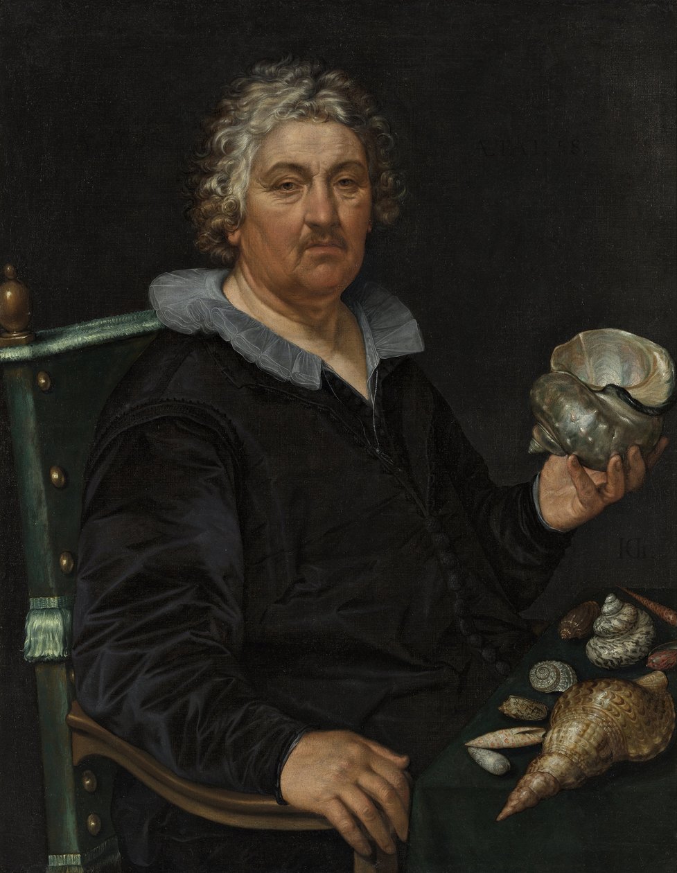 Portret Jana Govertsz. van der Aer (-1612) autorstwa Hendrik Goltzius