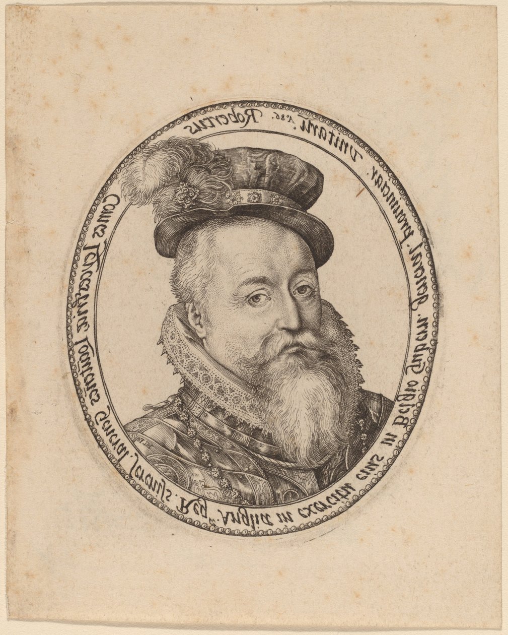 Robert Dudley, hrabia Leicester autorstwa Hendrik Goltzius
