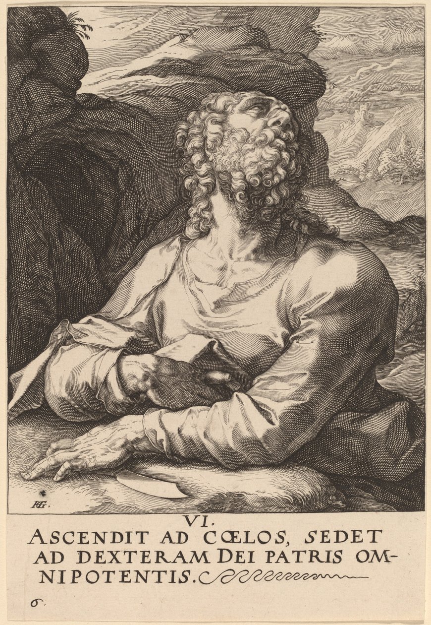 św. Bartłomieja autorstwa Hendrik Goltzius
