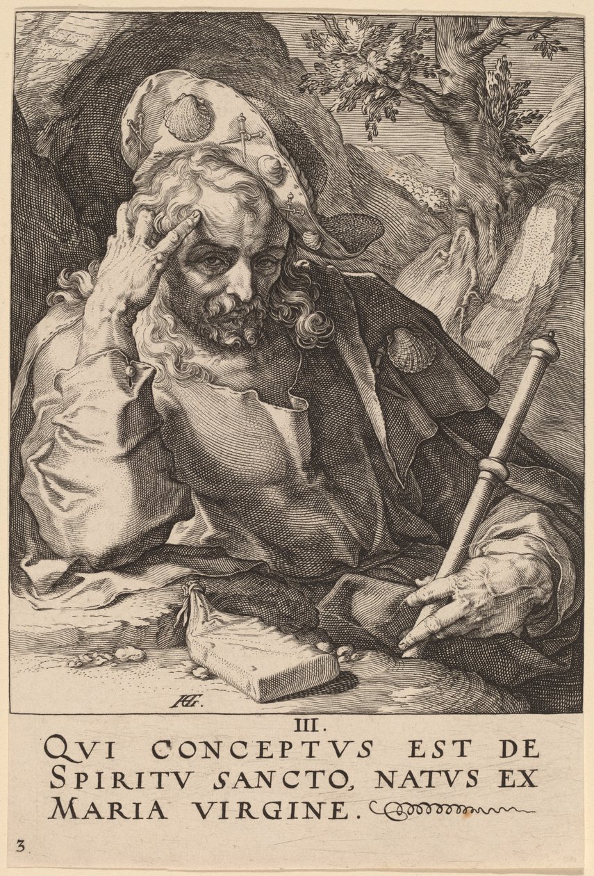 Św. Jakuba Majora autorstwa Hendrik Goltzius