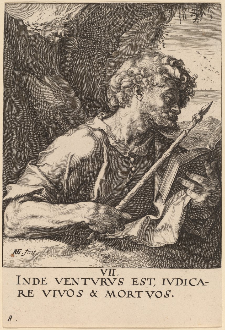 Święty Tomasz autorstwa Hendrik Goltzius