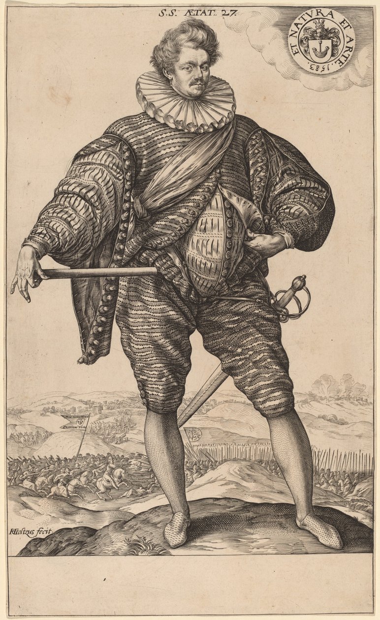 Stanislaw Sobocki (?) autorstwa Hendrik Goltzius