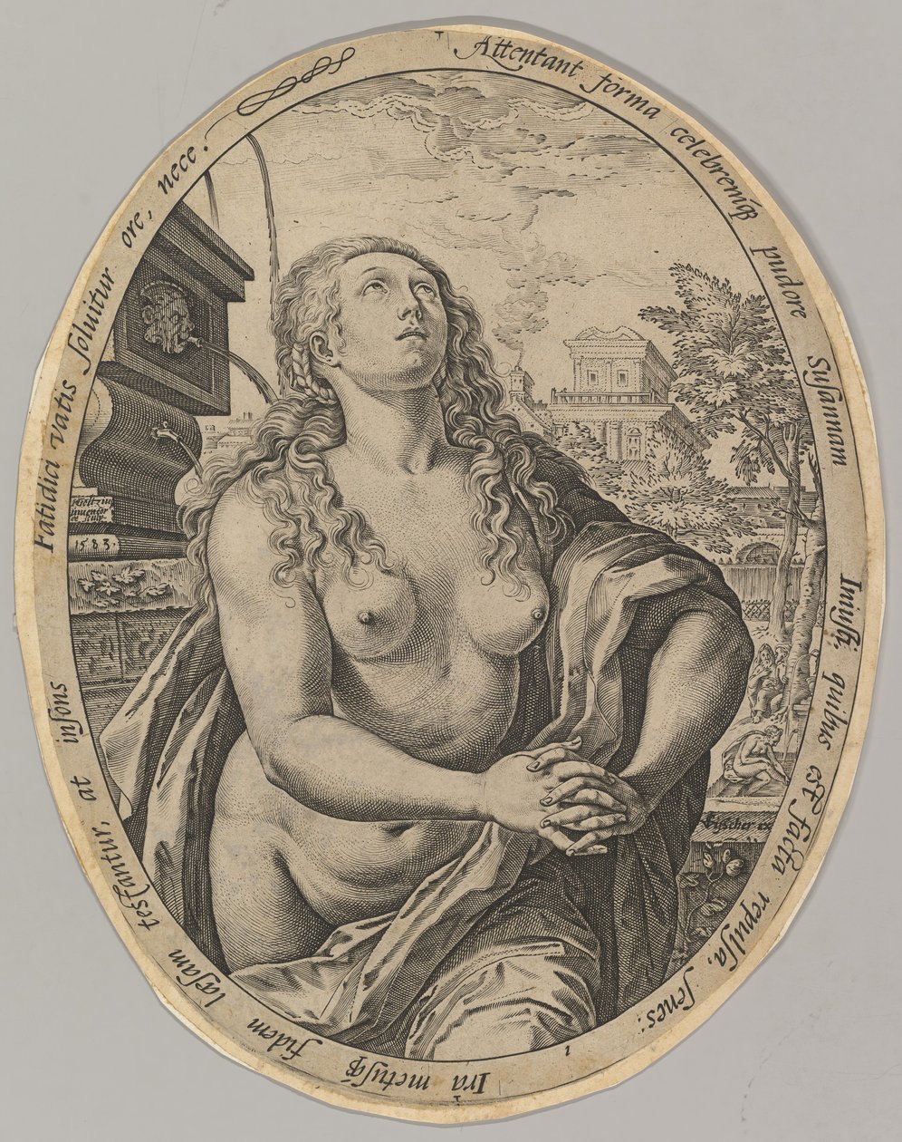 Zuzanna, 1583. autorstwa Hendrik Goltzius