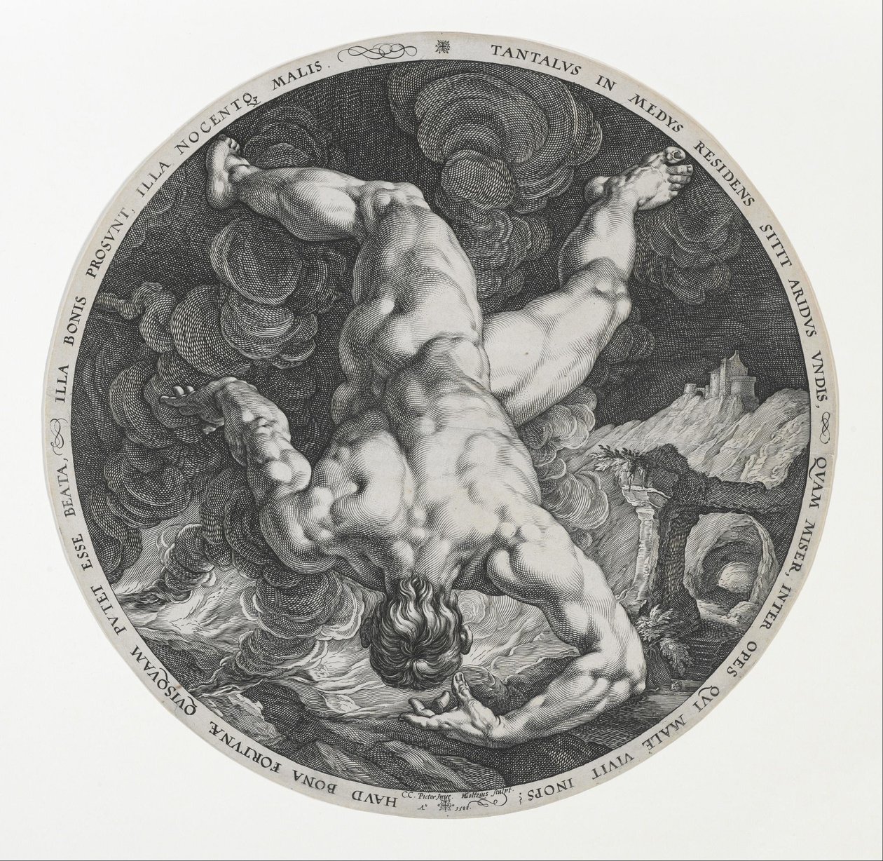 Tantalus autorstwa Hendrik Goltzius