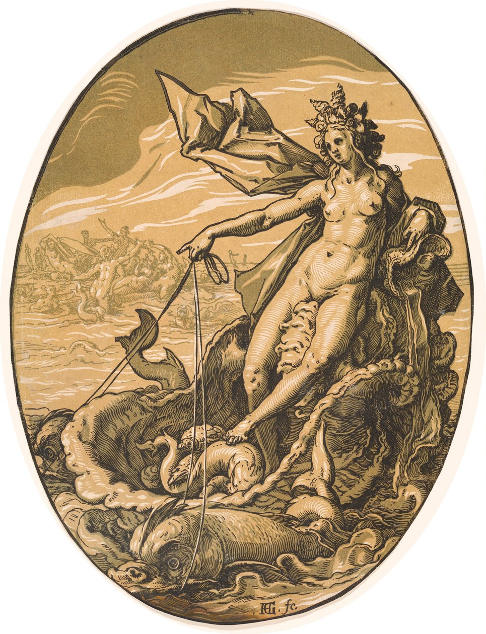 Tetyda autorstwa Hendrik Goltzius