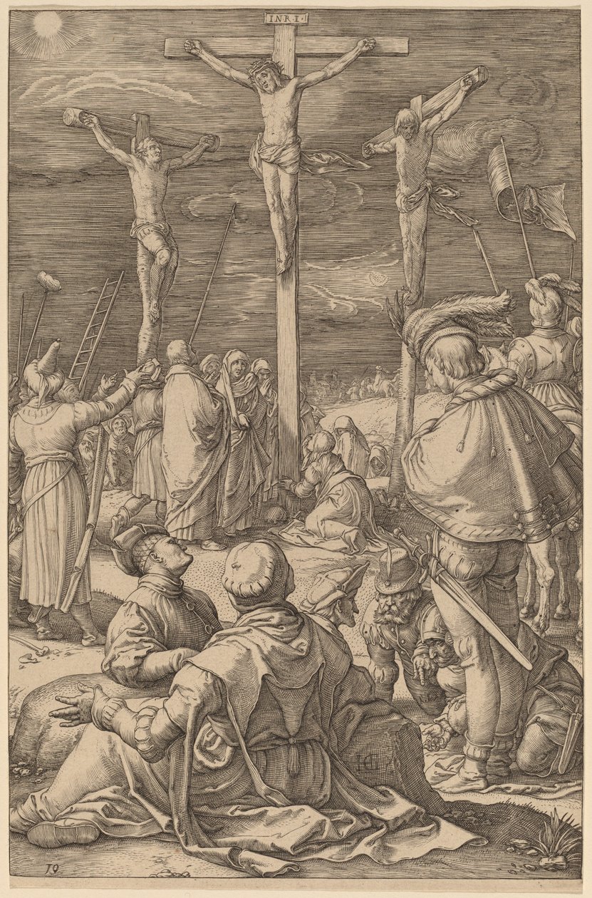 Ukrzyżowanie autorstwa Hendrik Goltzius