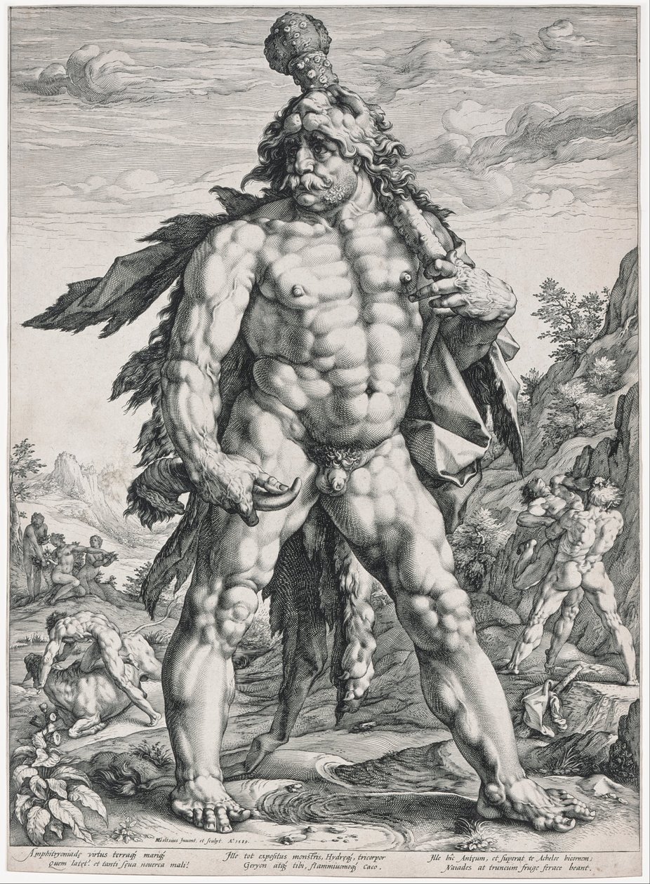 Wielki Herkules autorstwa Hendrik Goltzius