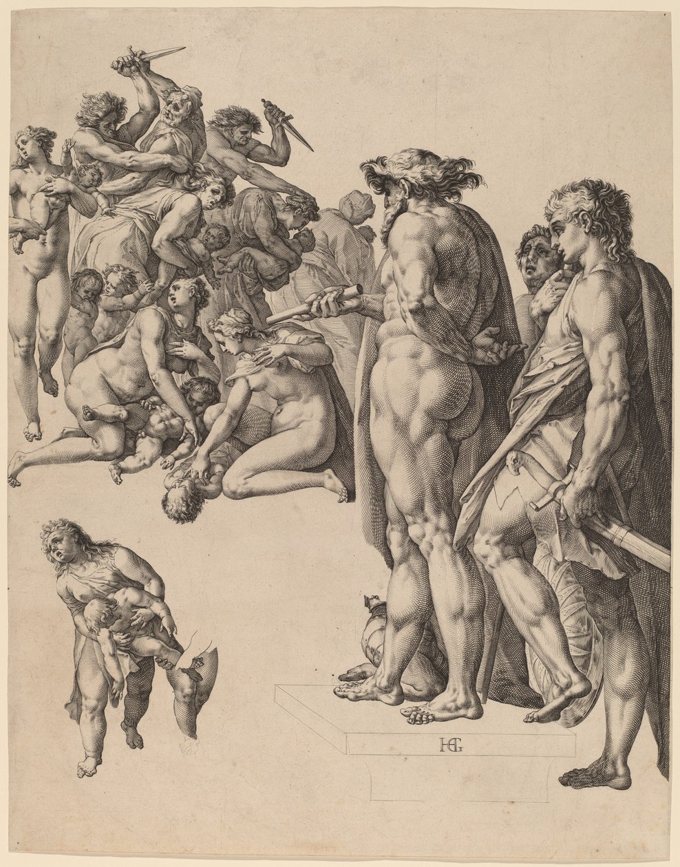 Masakra Niewinnych autorstwa Hendrik Goltzius