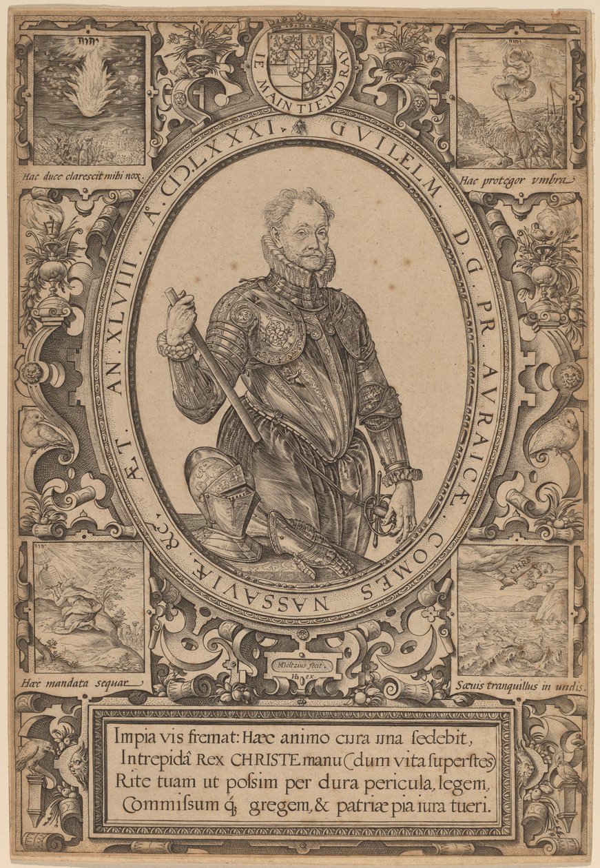 William, hrabia Nassau, książę Orange autorstwa Hendrik Goltzius