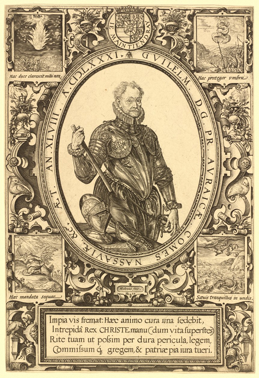 William, hrabia Nassau, książę Orange autorstwa Hendrik Goltzius