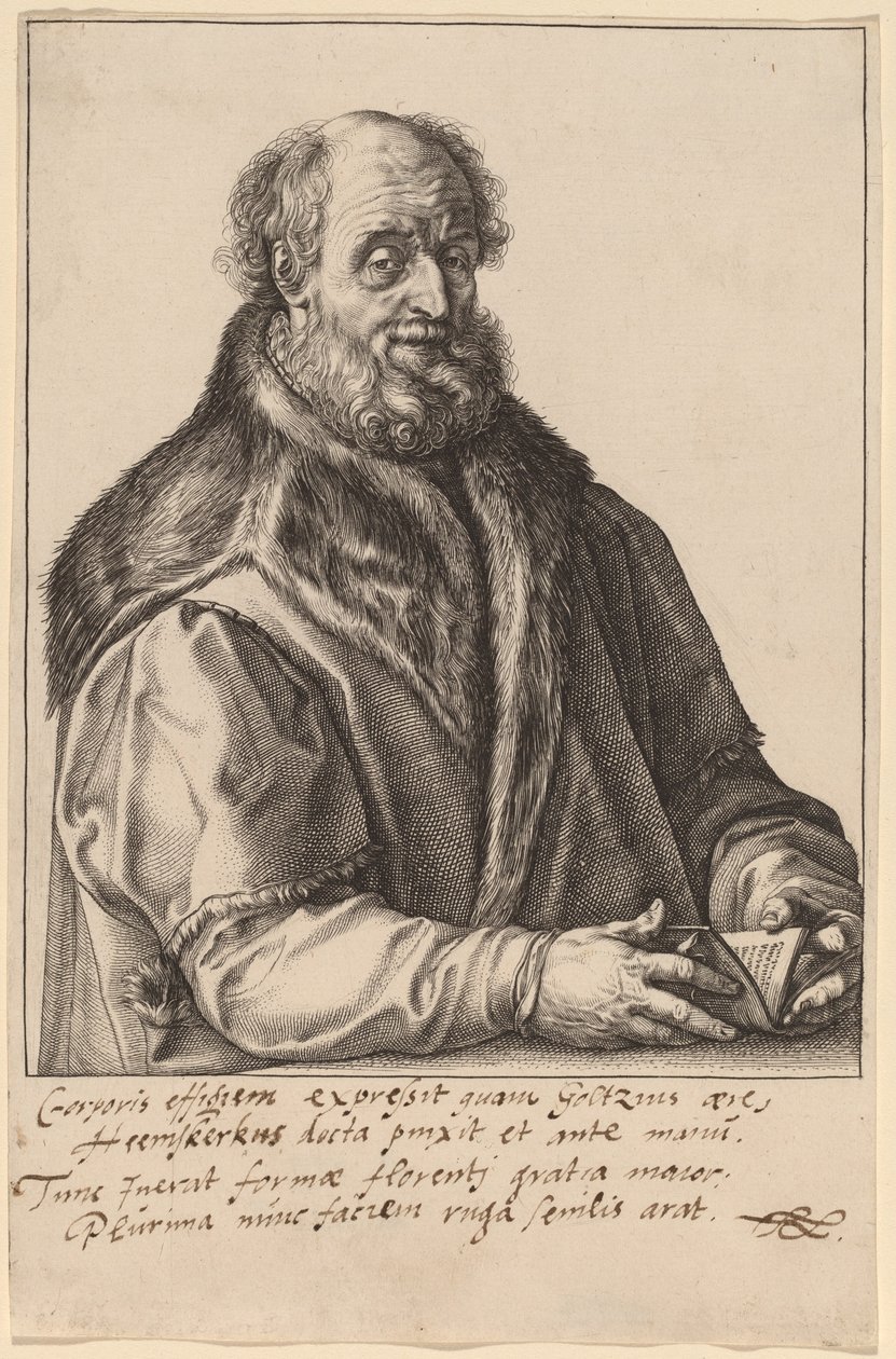 Johannes Zurenus (Jan van Zuren) autorstwa Hendrik Goltzius after Maerten van Heemskerck