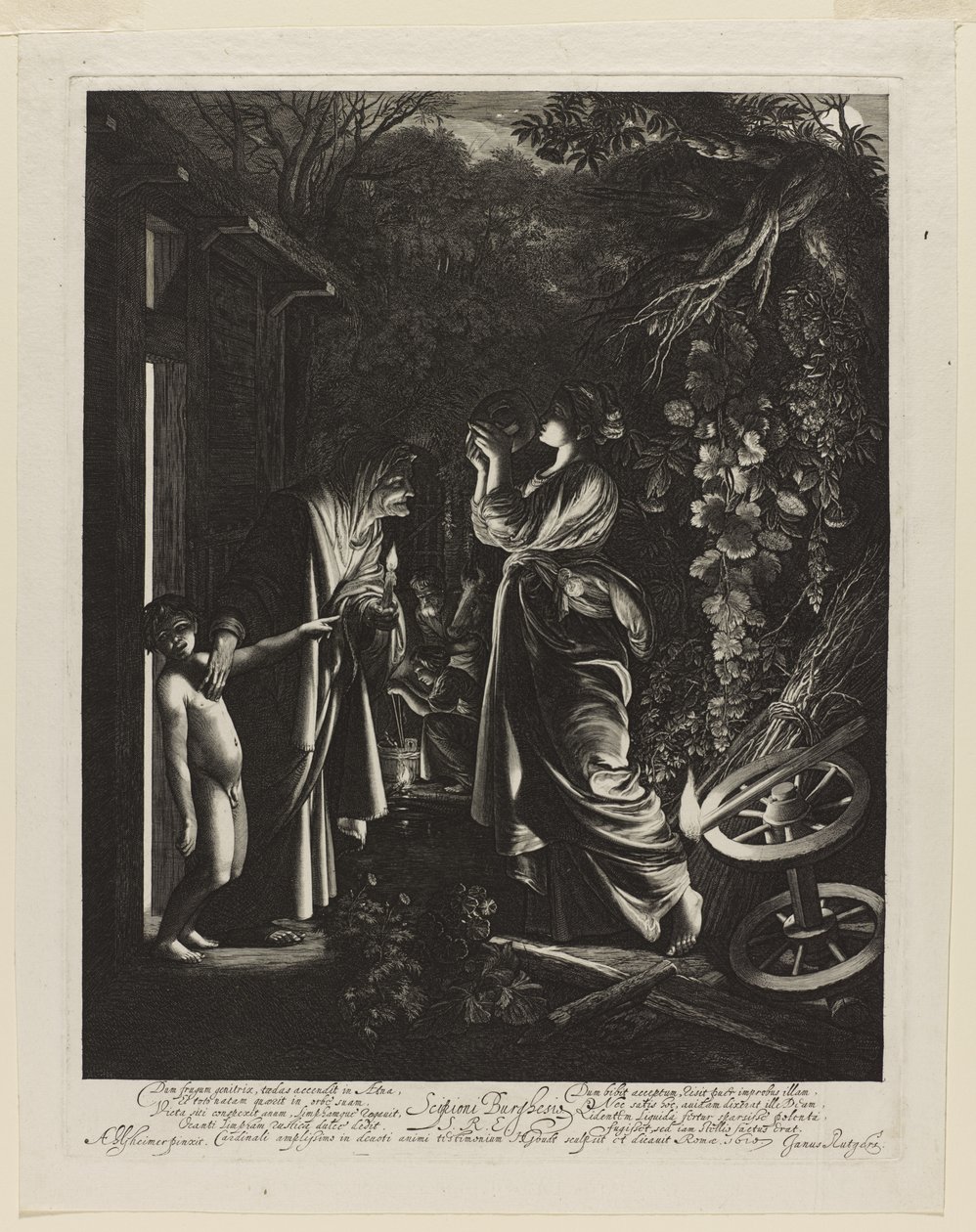 Naśmiewanie się z Ceres (Ceres szuka swojej córki) autorstwa Hendrik Goudt