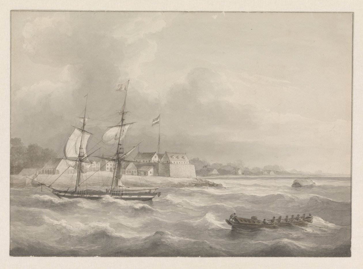 Fort Zeelandia autorstwa Hendrik Huygens