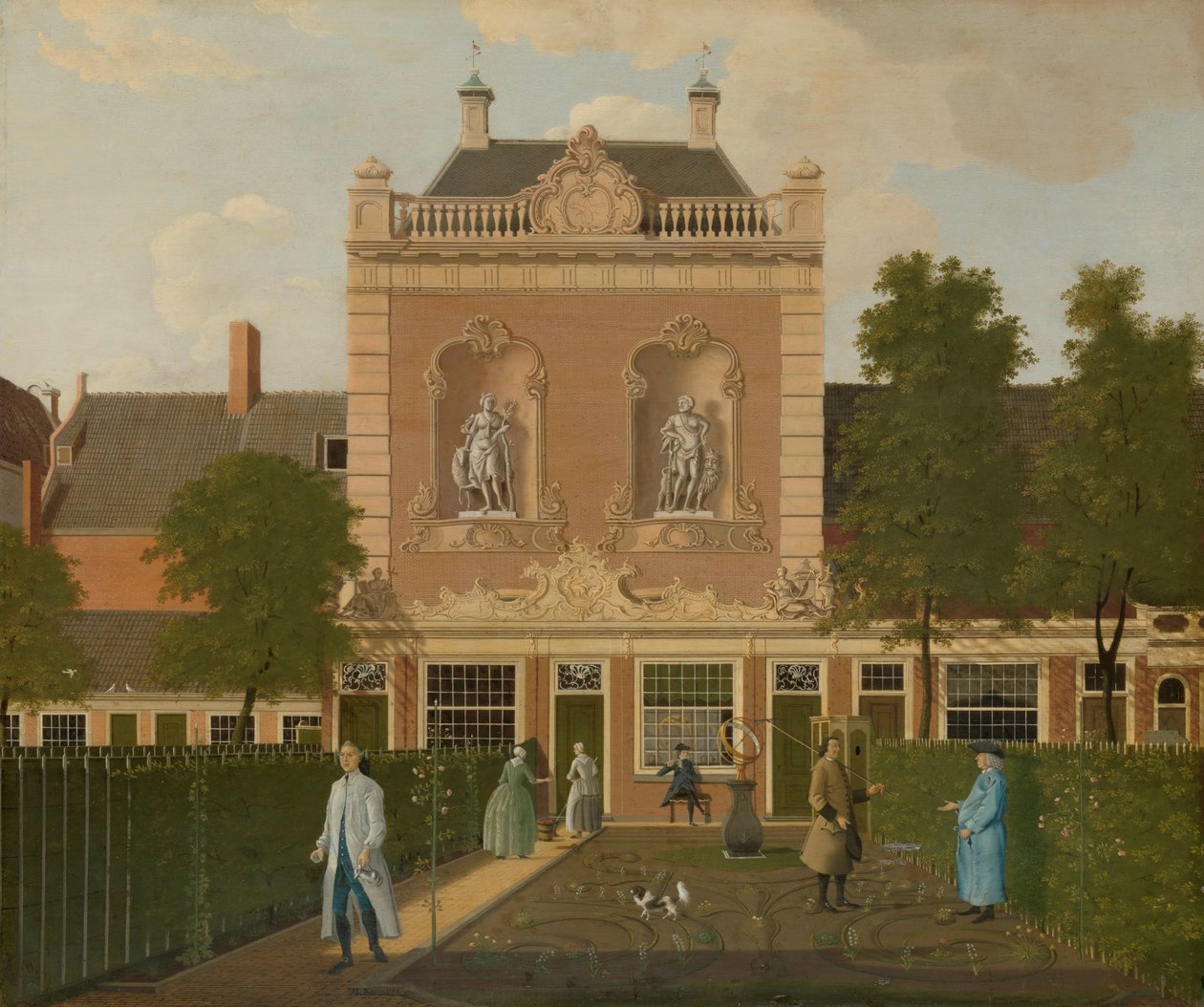 Ogród i Powozownia przy 524 Keizersgracht w Amsterdamie Ogród i powozownia Keizersgracht 524 w Amsterdamie autorstwa Hendrik Keun