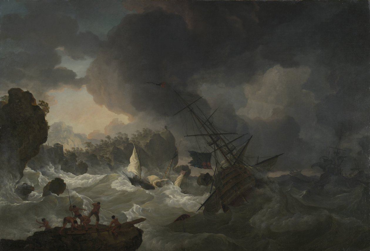 Wrak statku autorstwa Hendrik Kobell