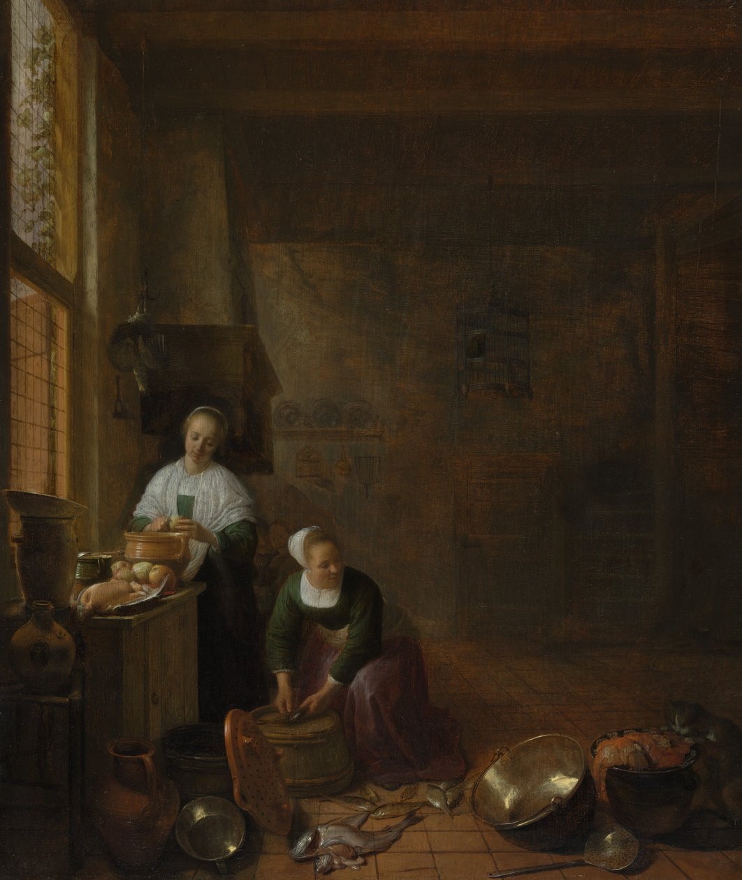 Kuchnia, ca. 1643. autorstwa Hendrik Martensz. Sorgh