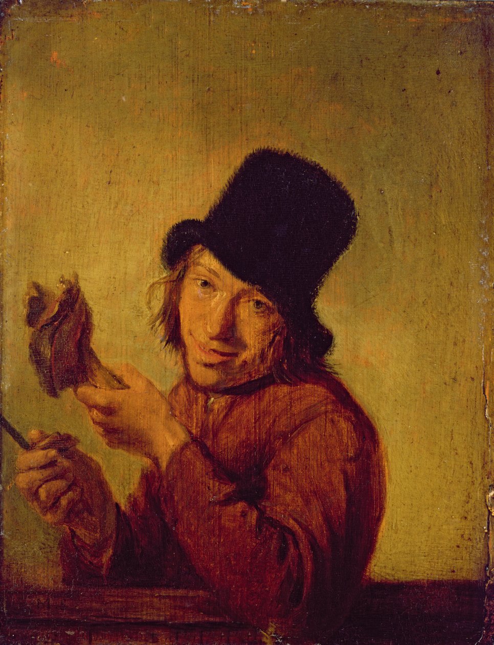 Zjadacz szynki autorstwa Hendrik Martensz Sorgh