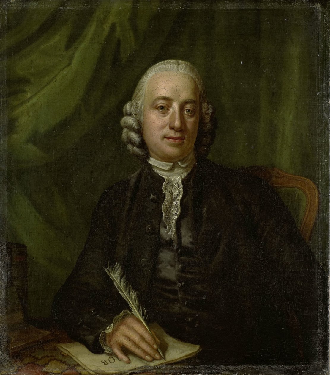Portret Pietera Meijera, wydawcy i księgarza w Amsterdamie autorstwa Hendrik Pothoven (attributed to)