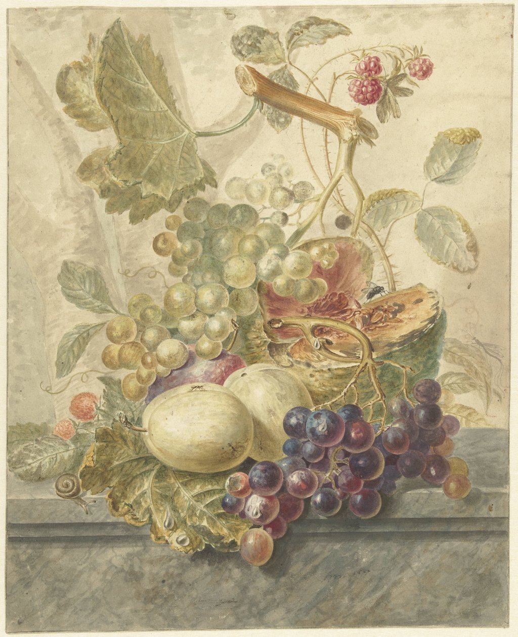 Martwa natura z owocami autorstwa Hendrik Schwegman