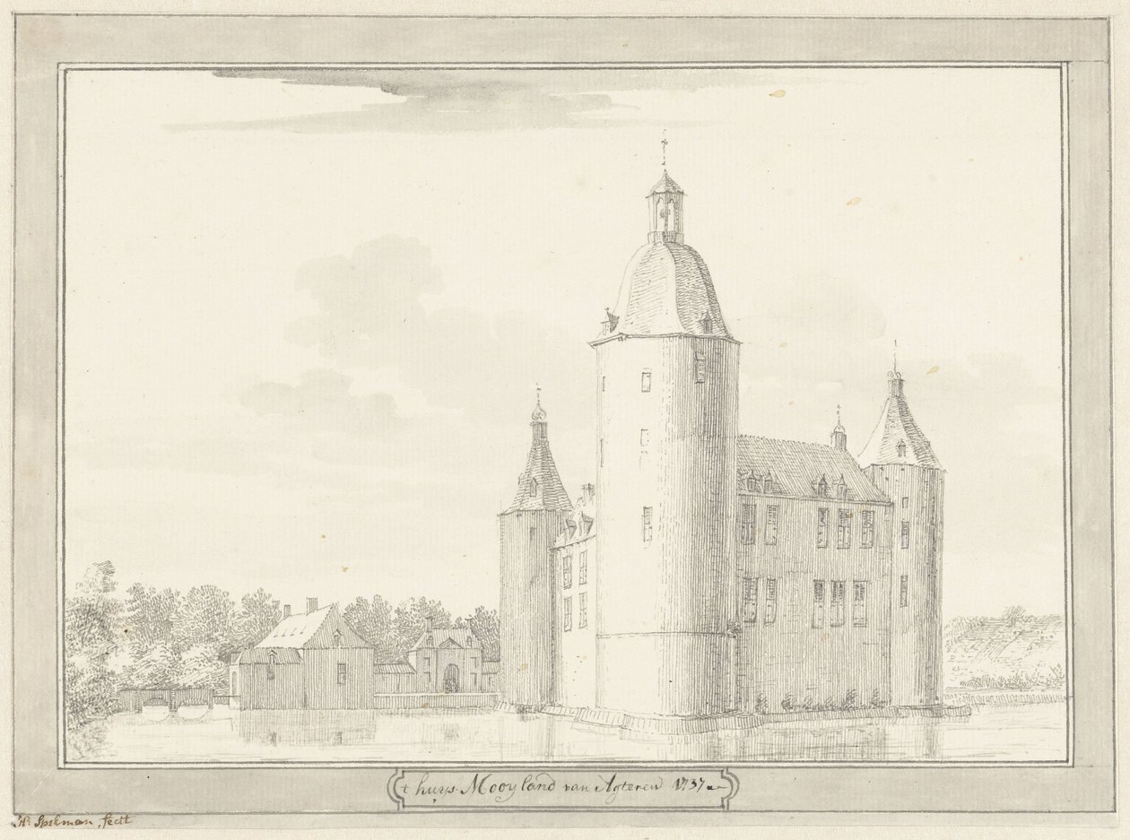 Zamek Mooyland autorstwa Hendrik Spilman