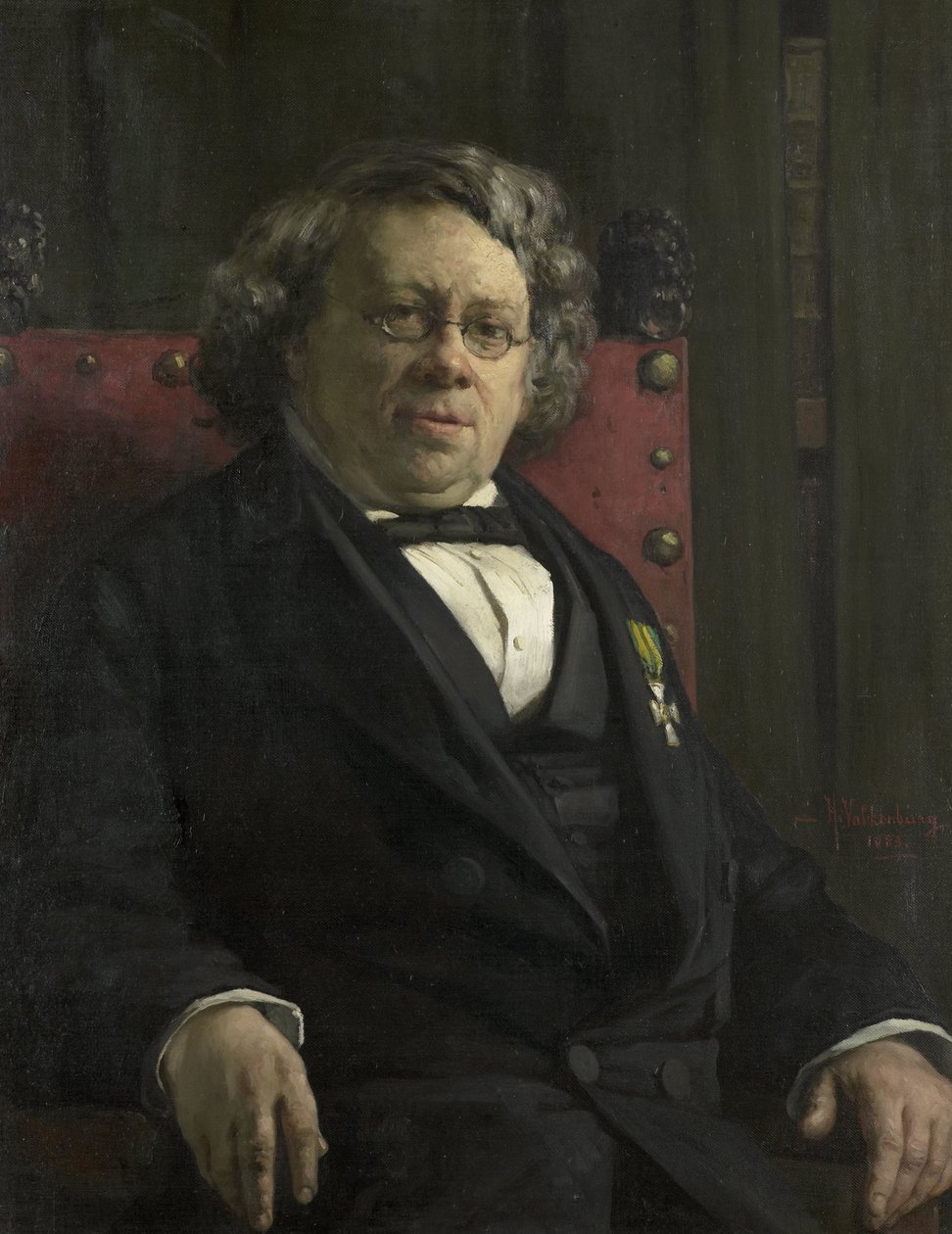 Pieter Harme Witkamp (1816-92). Historyk i Geograf autorstwa Hendrik Valkenburg