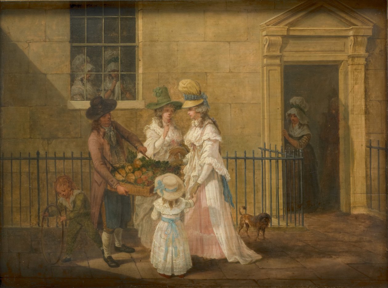 Sprzedawca warzyw, 1790 autorstwa Hendrik Willem Schweickardt