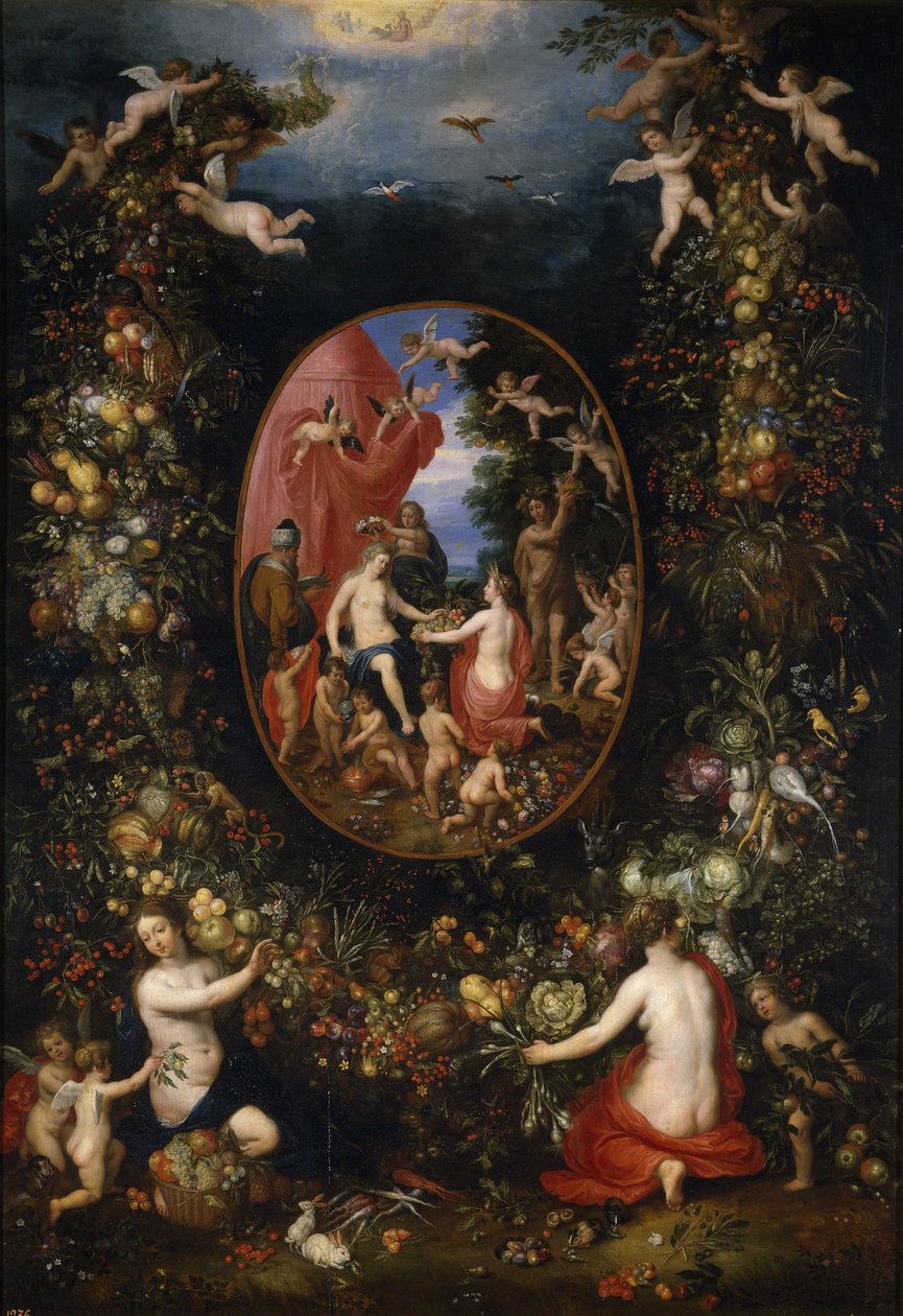 Kybele i pory roku, przed 1618 autorstwa Hendrik van the Elder Balen