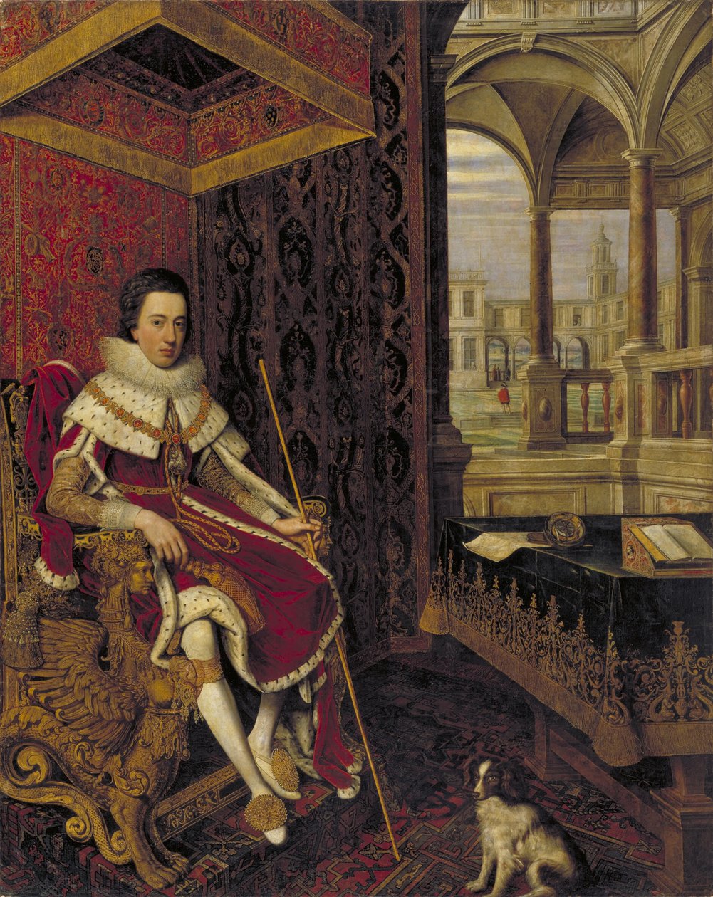 Karol I (1600-1649) jako książę Walii autorstwa Hendrik van II Steenwijck
