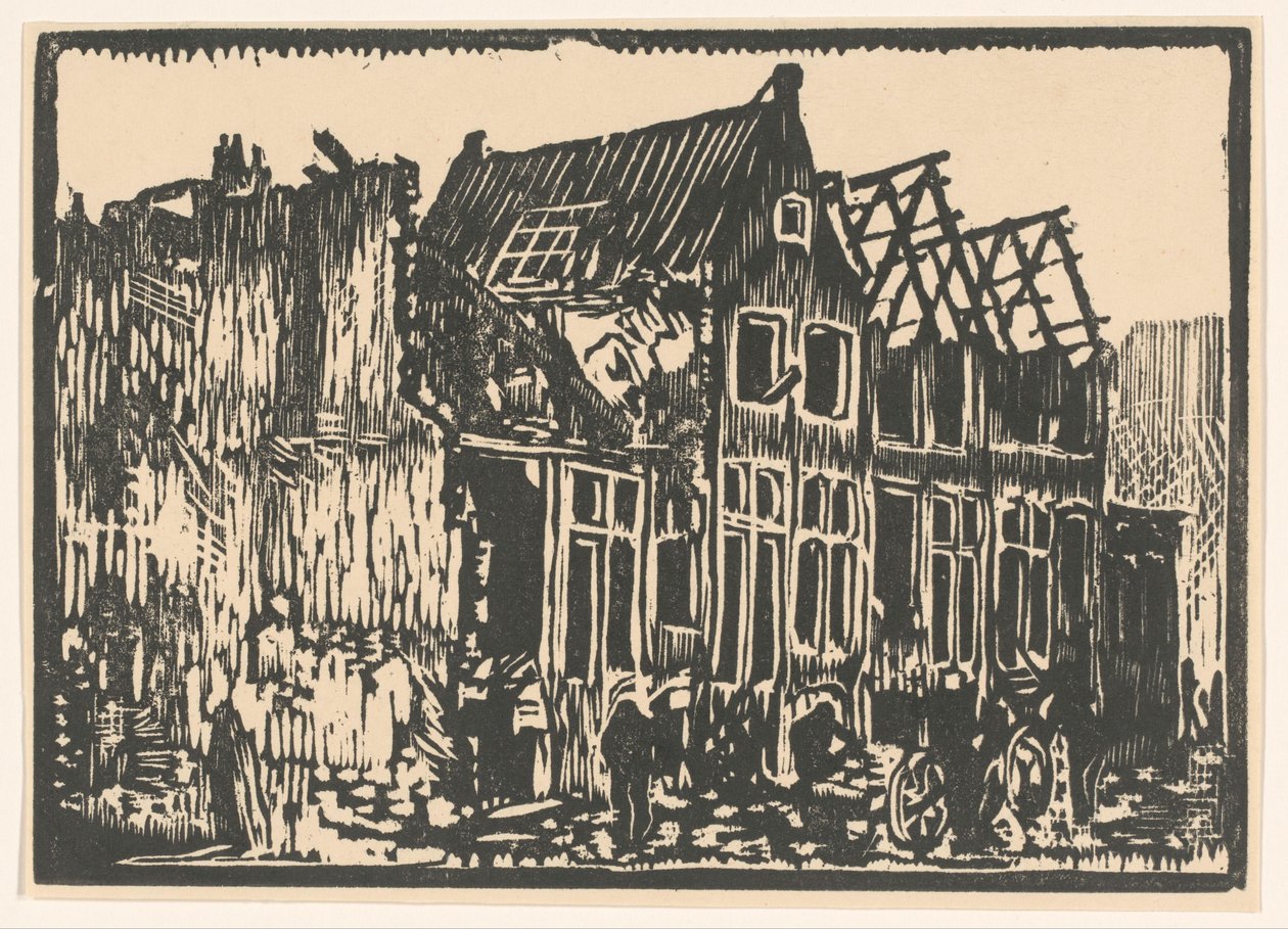 Domy i ruiny autorstwa Hendrik van Straten