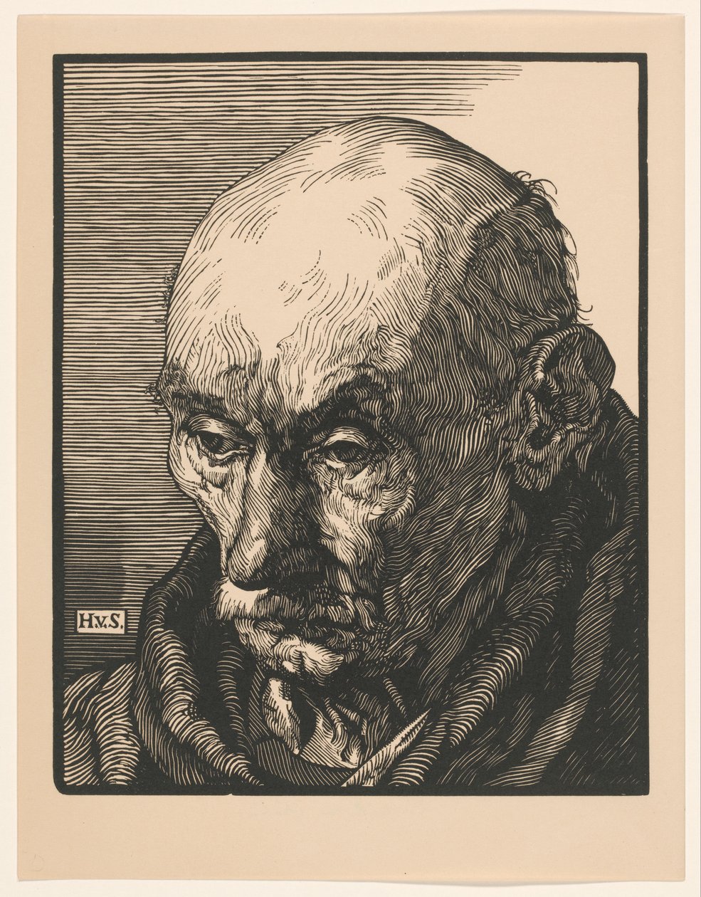 Portret nieznanego starca autorstwa Hendrik van Straten