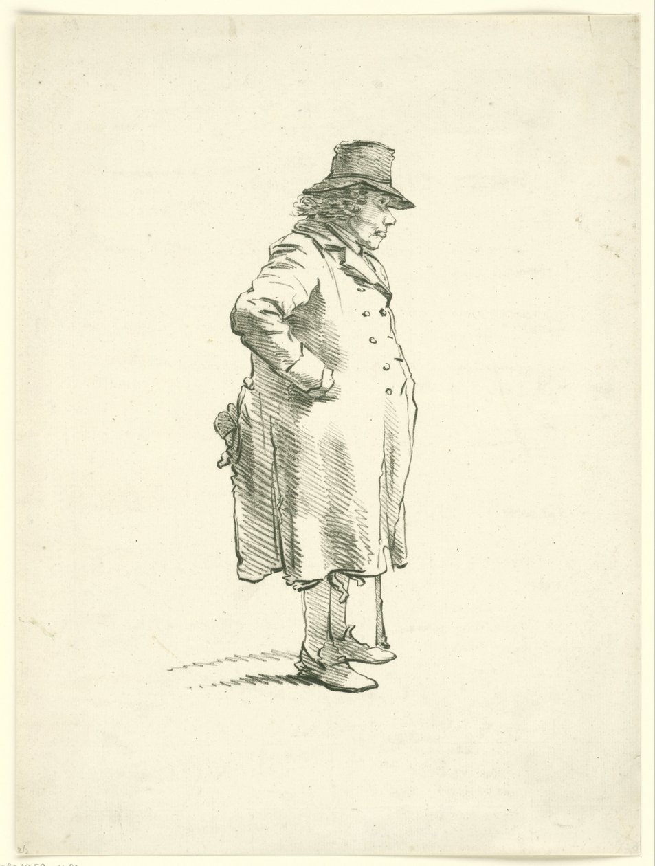 Portret żebraka Hendrika Delbroecka autorstwa Hendrik van der Burgh